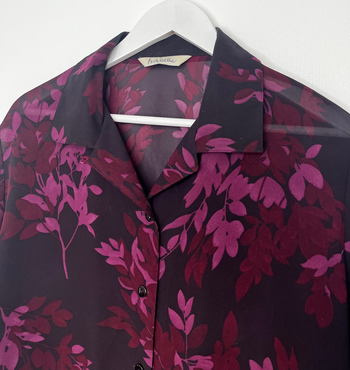 Semi Sheer Purple Blouse