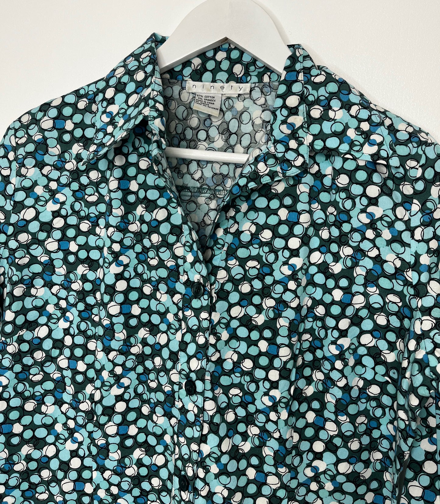 Blue 70s Style Shirt