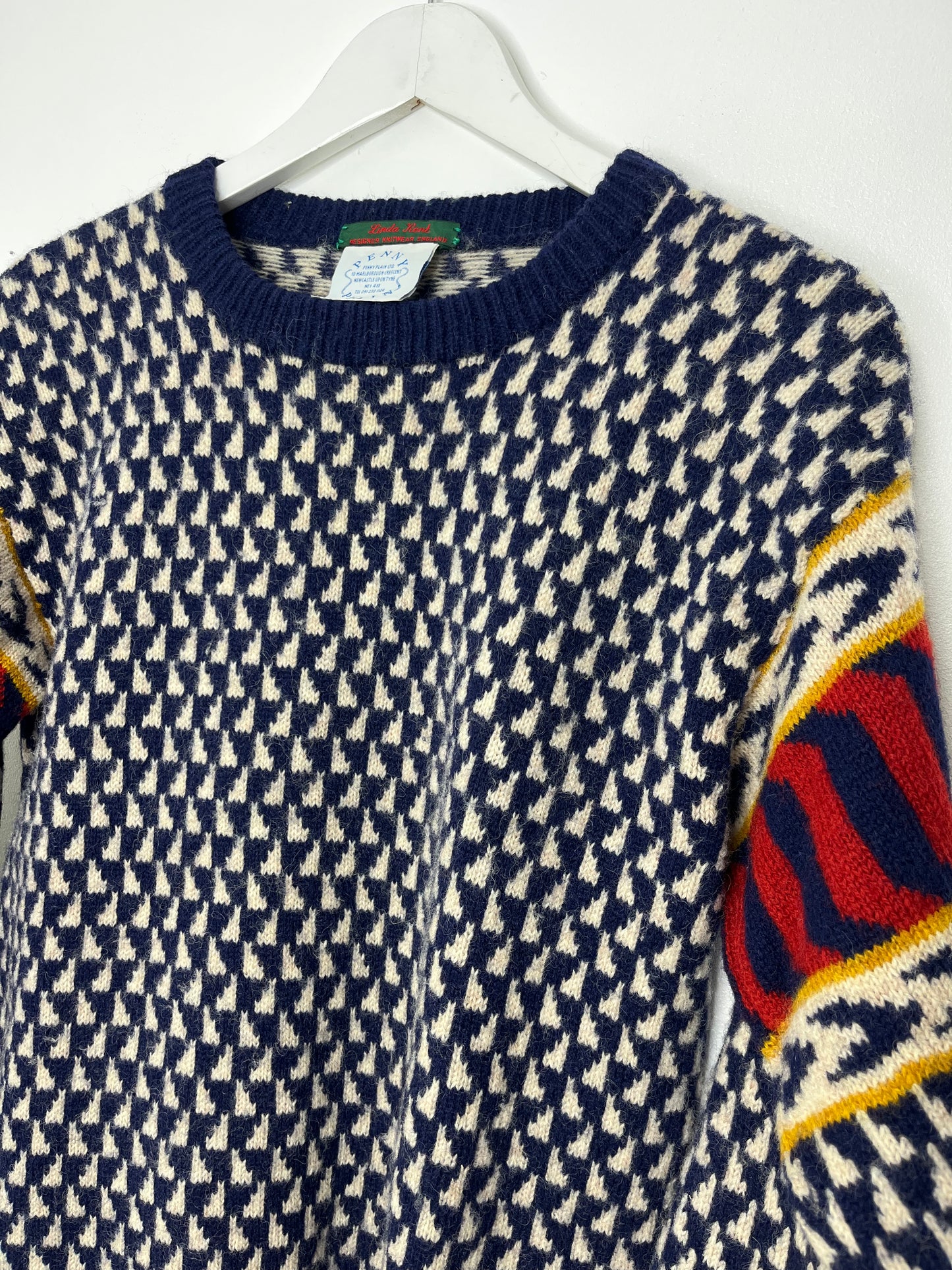 True Vintage Wool Navy Jumper