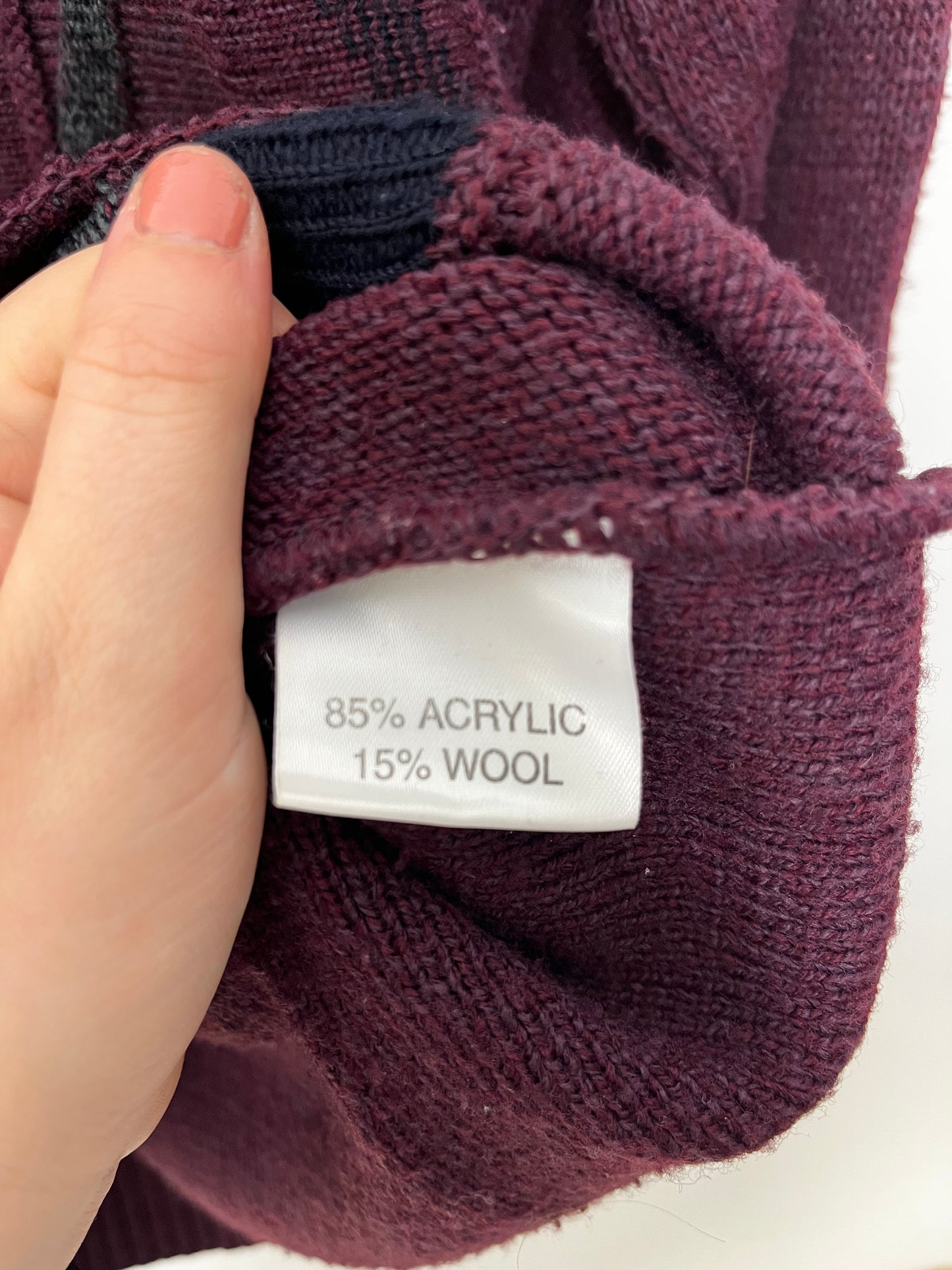 Deep Purple Vintage Jumper