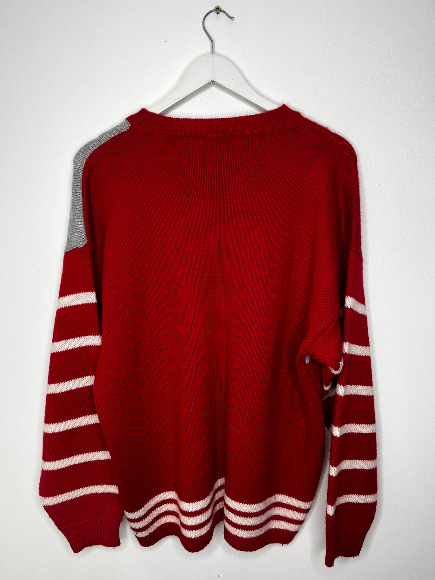 True Vintage Red Airplane Picture Jumper