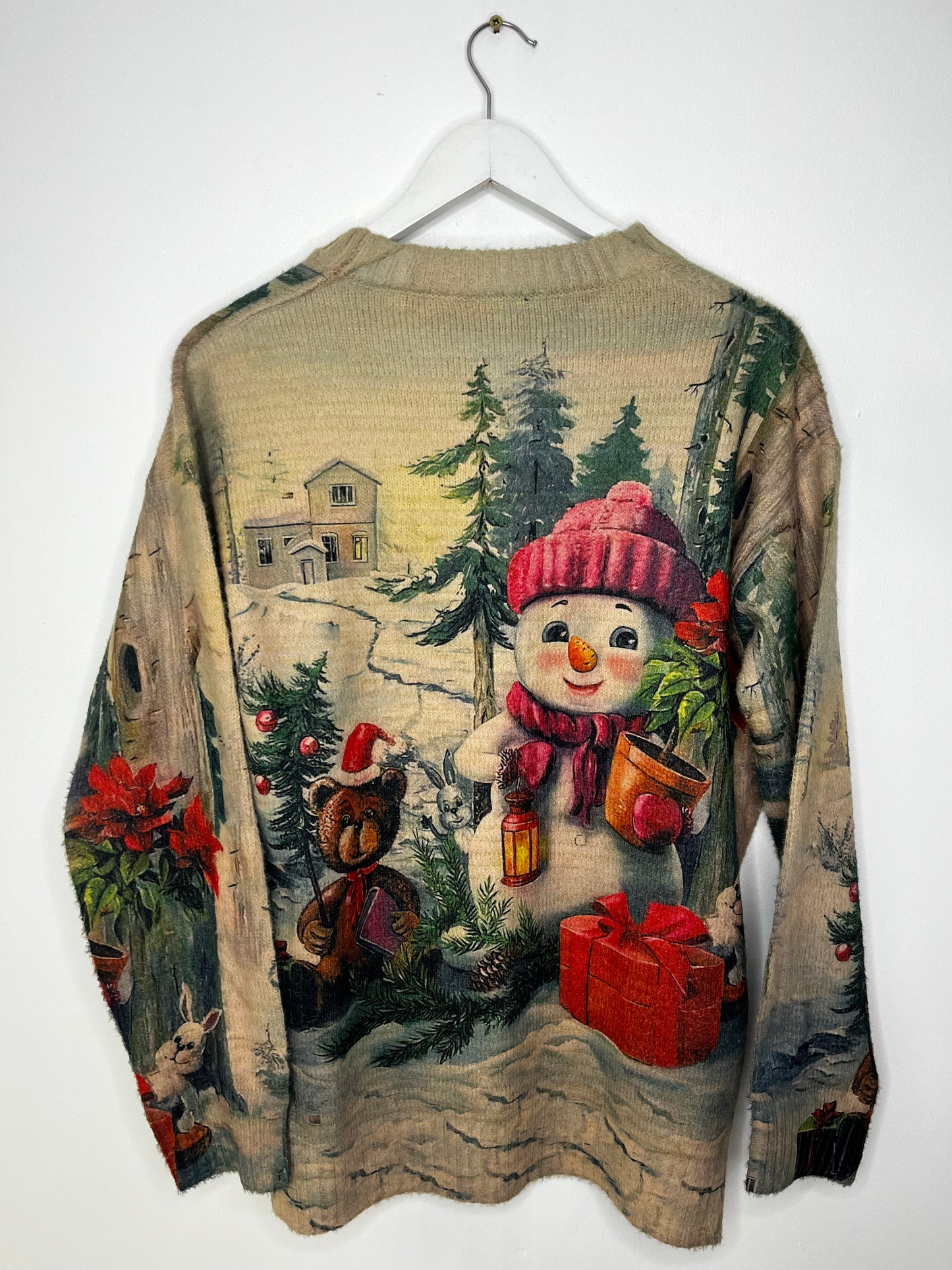 Super Soft Colourful Snowman Jumper