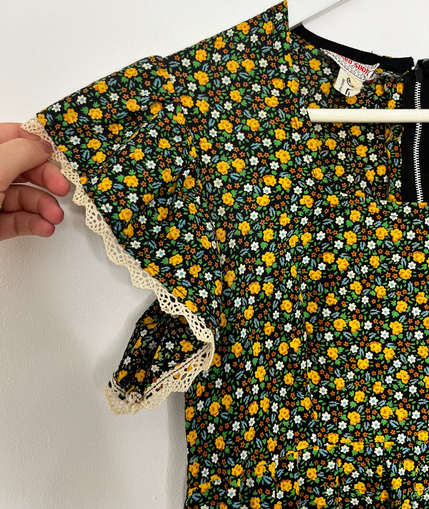 1970s Long Branded Dress