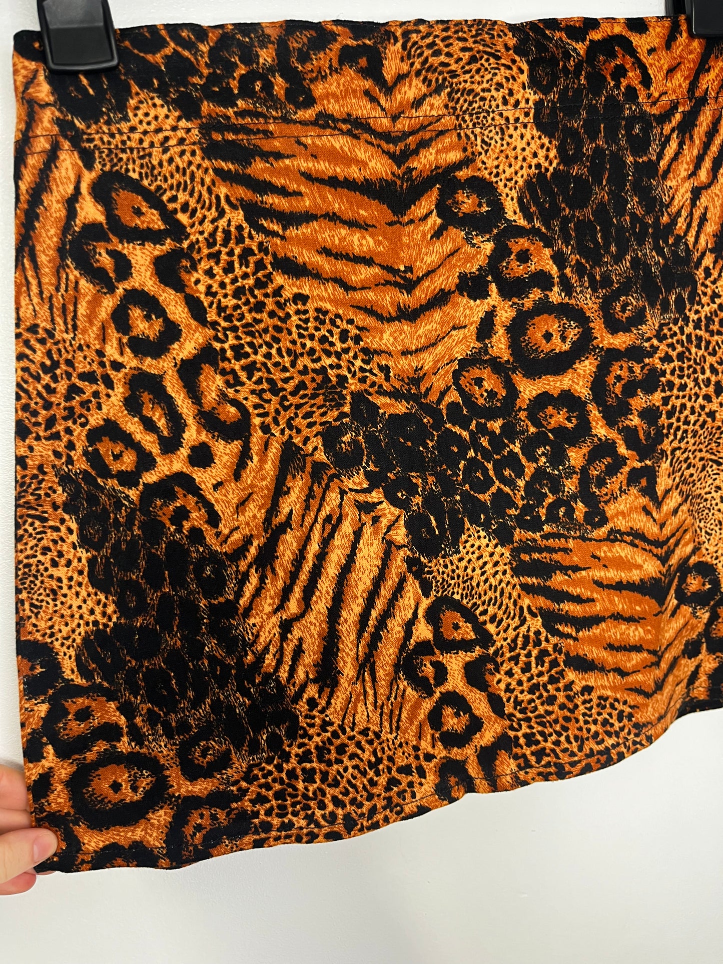 Animal Print Mini Skirt