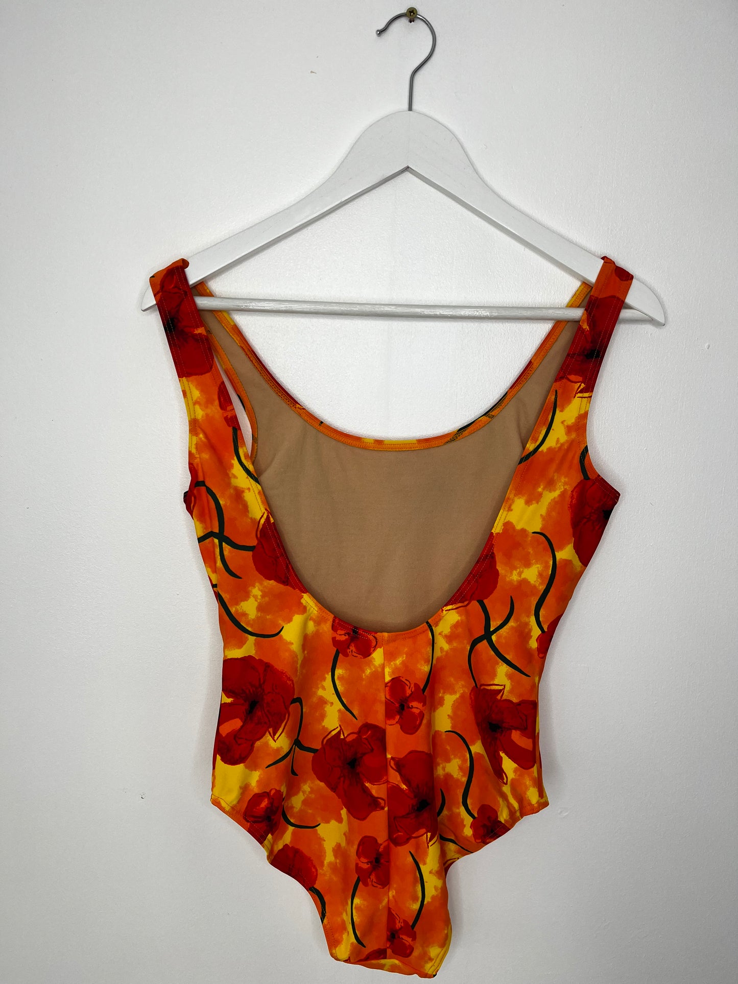 Orange Vintage Swimsuit