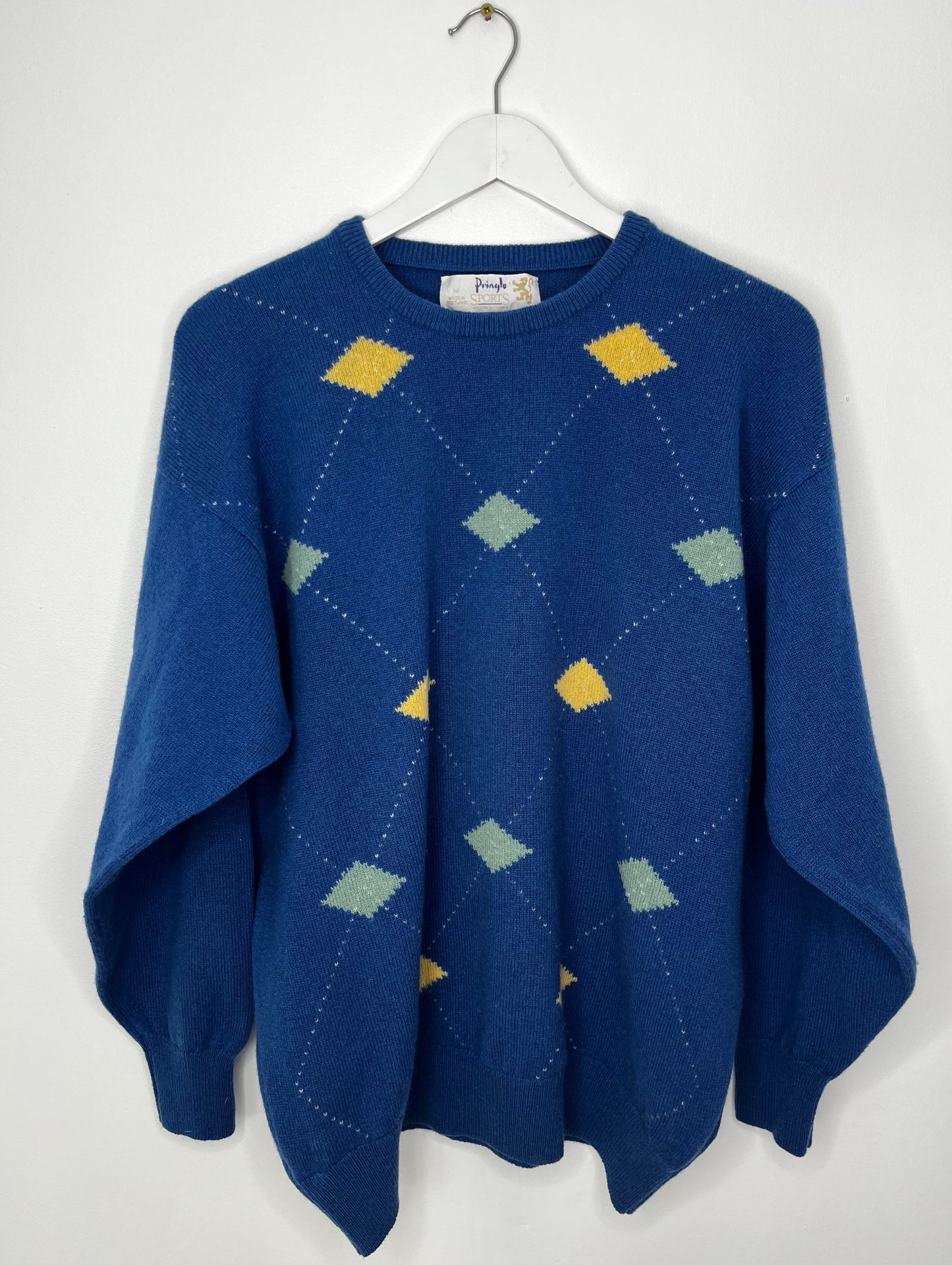 Blue Patterned Pringle Jumper