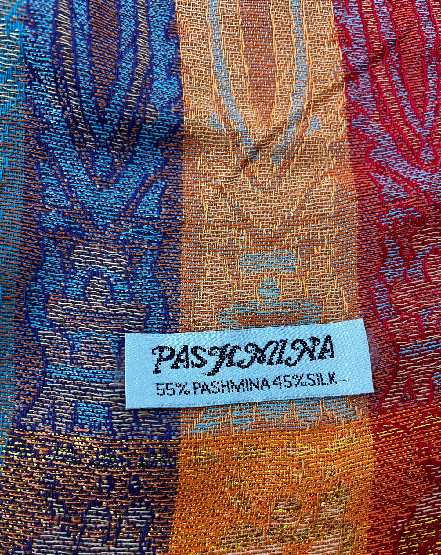 Silk Pashmina Autumnal Scarf