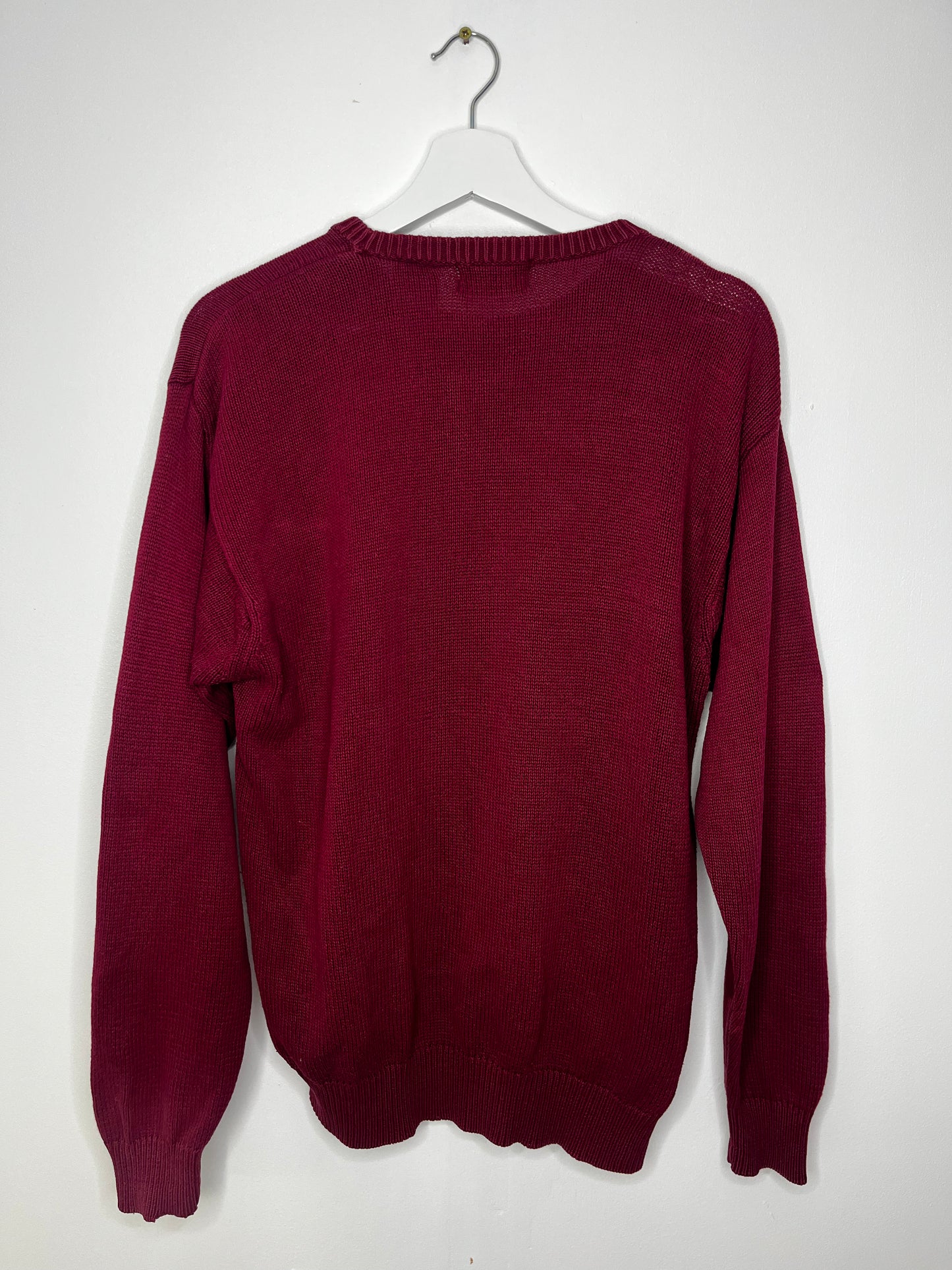 True Vintage Burgundy Jumper