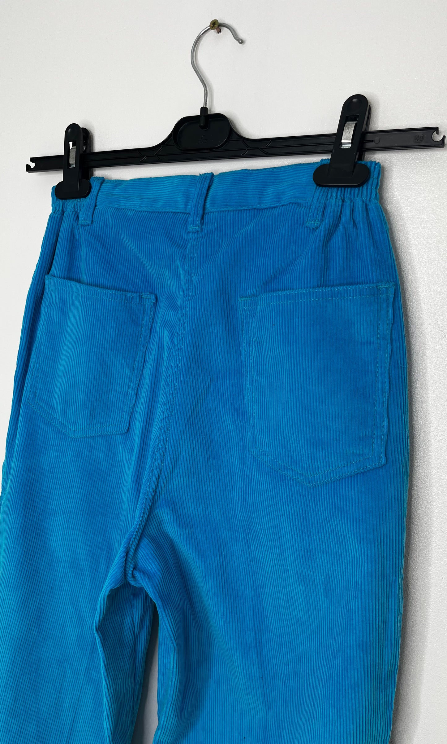 Highwaisted Turquoise Cord Trousers