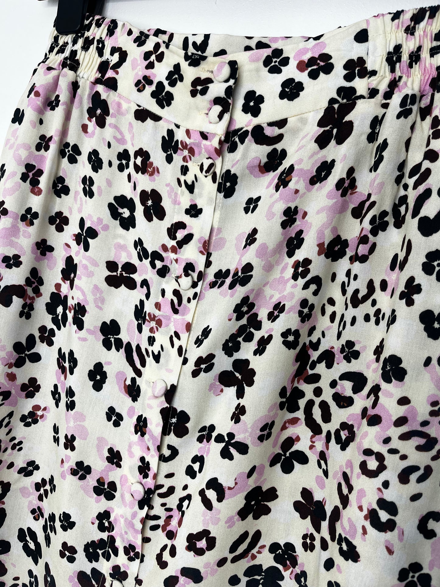 Button Down Pink Vintage Skirt