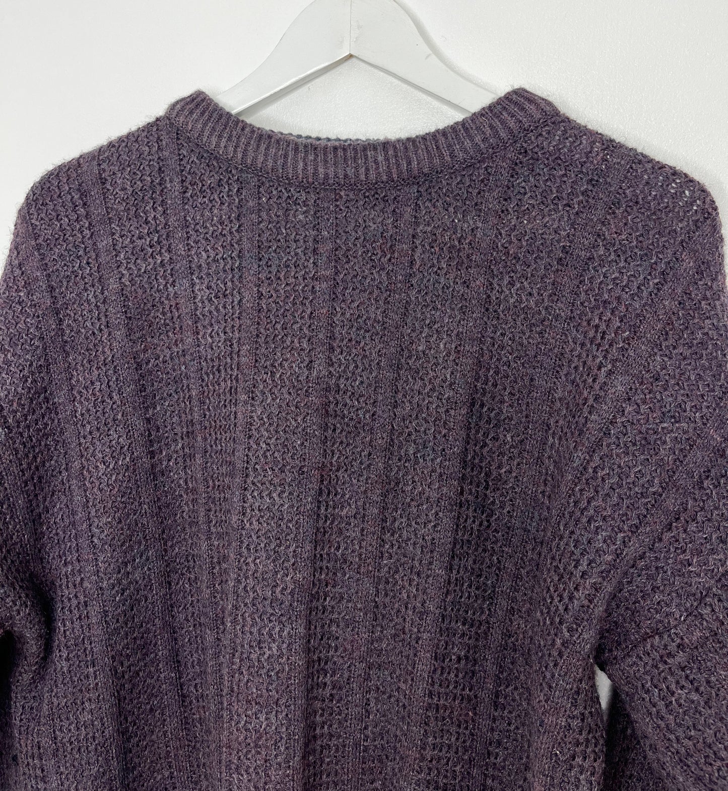 Purple Knit Vintage Jumper