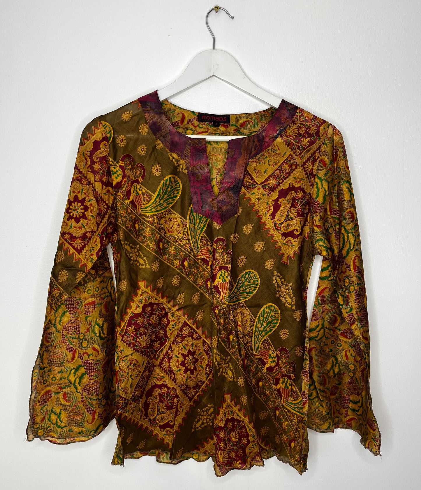Autumnal Silk Top