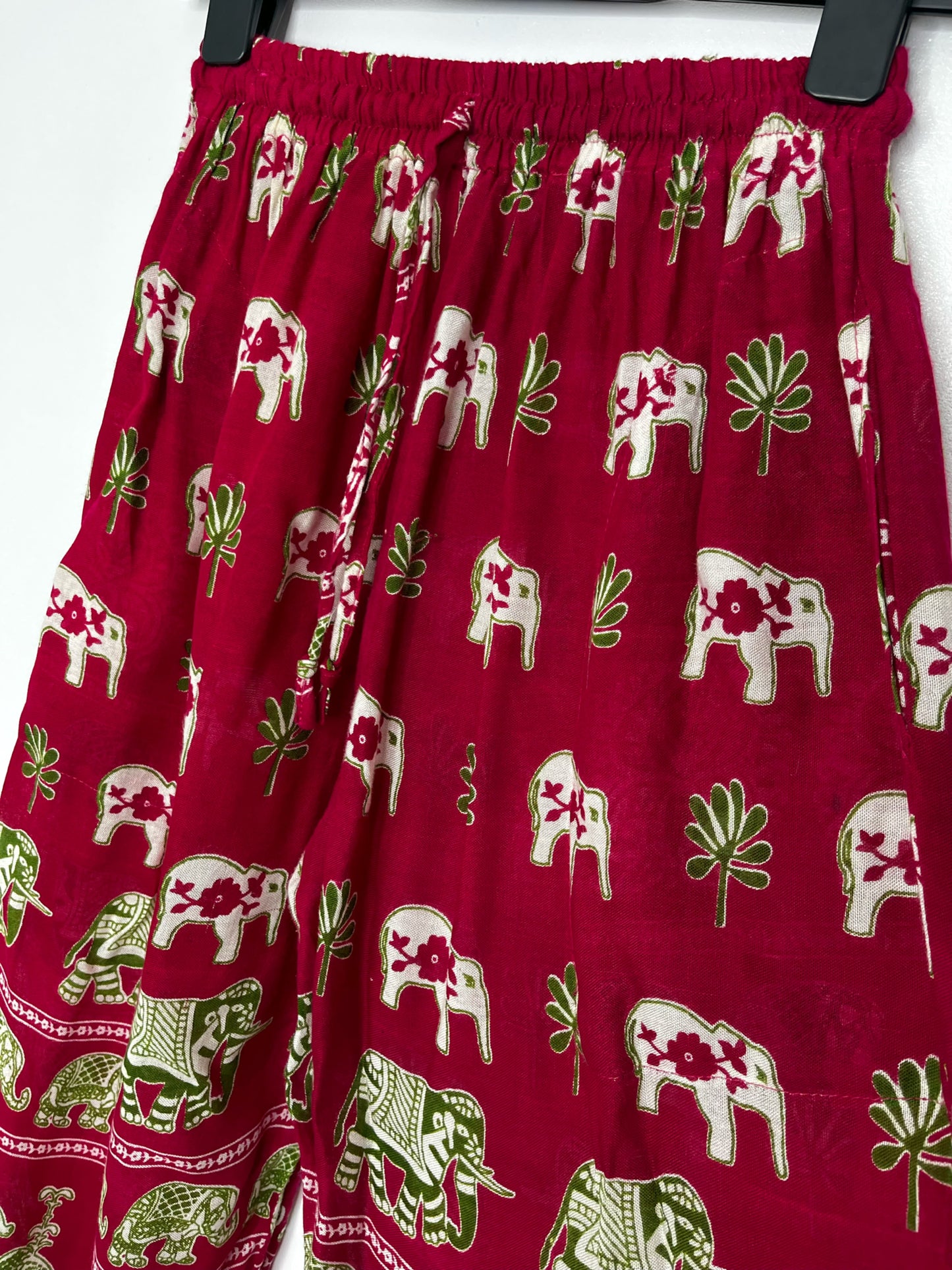 Highwaisted Pink Elephant Trousers
