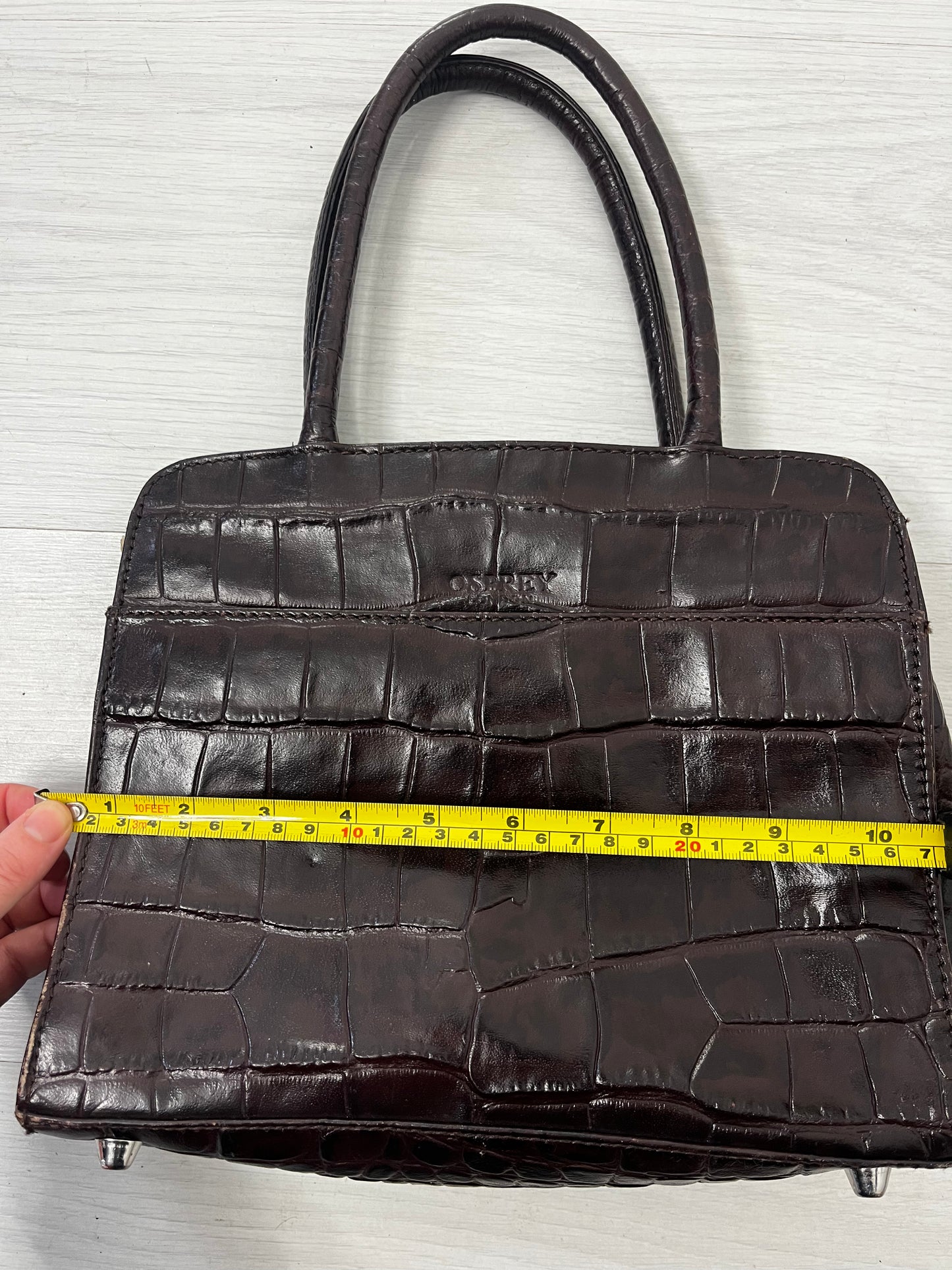 Brown Vintage Osprey London Handbag