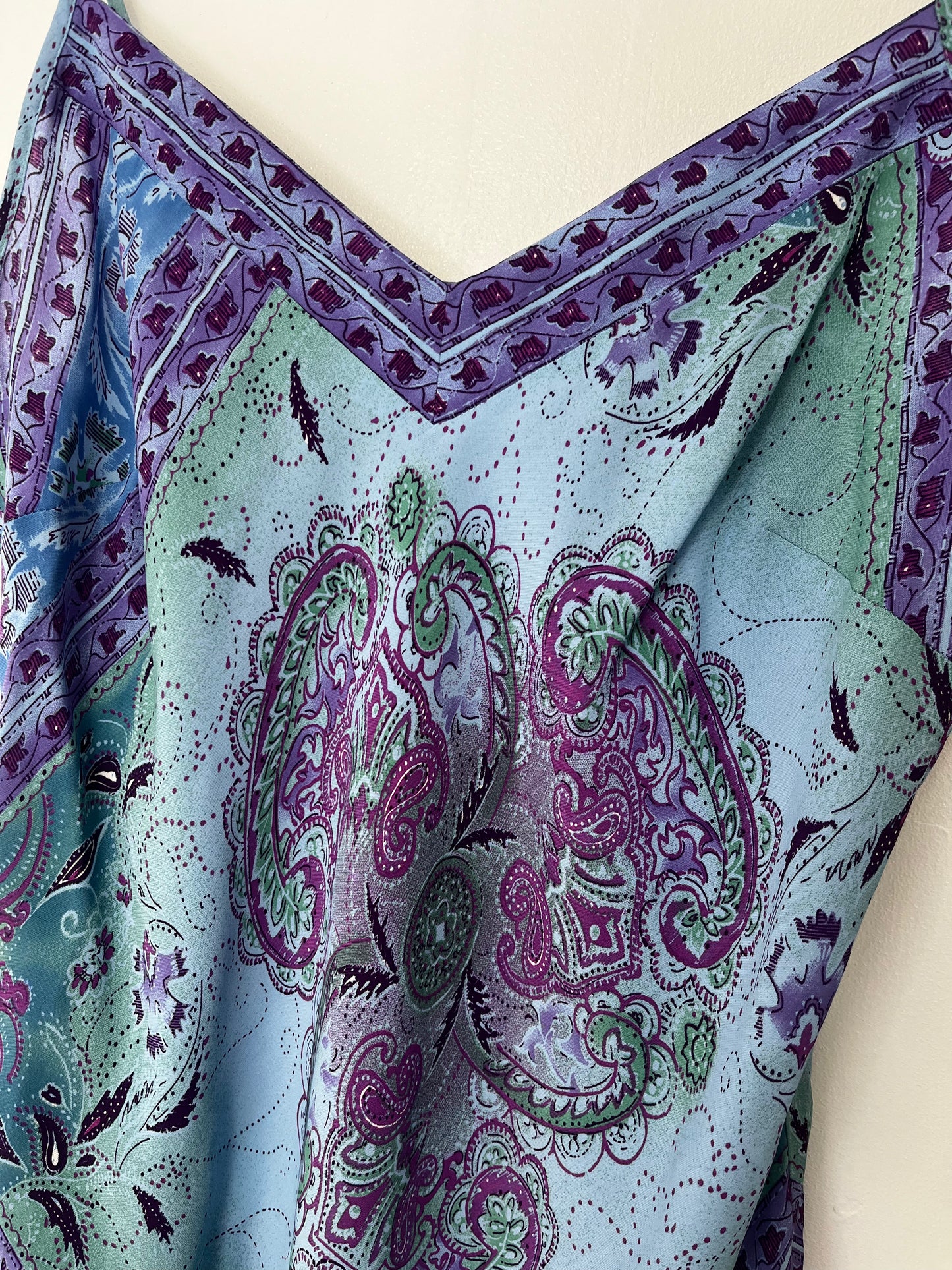 Purple Vintage 90s Spaghetti Strap Dress