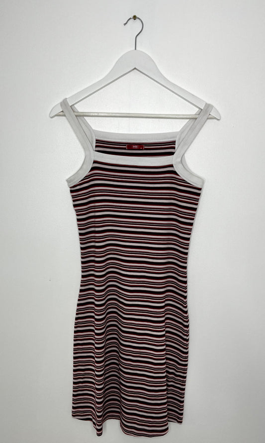 Stripe 90s Dress