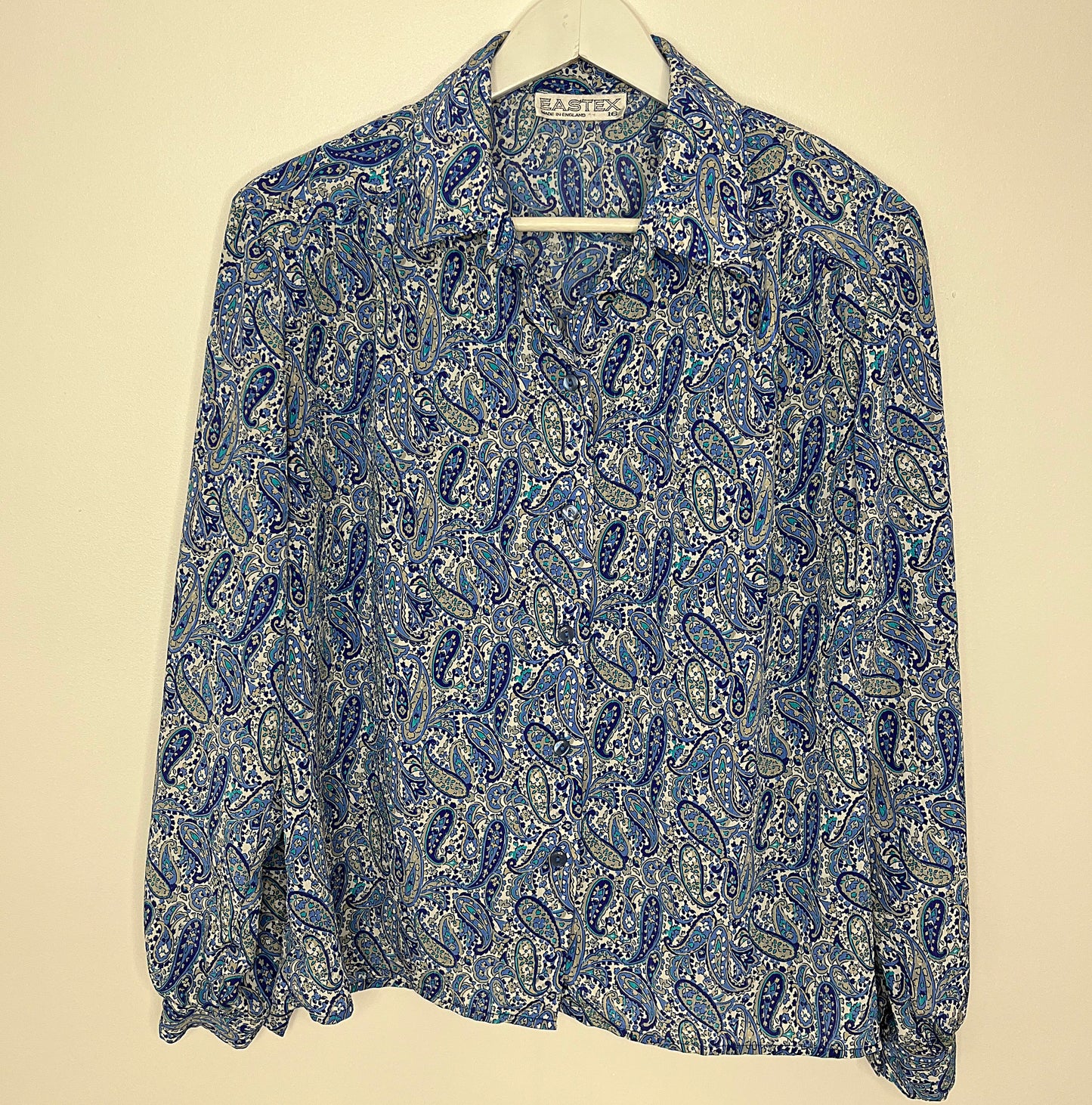 Long Sleeve Paisley Blouse