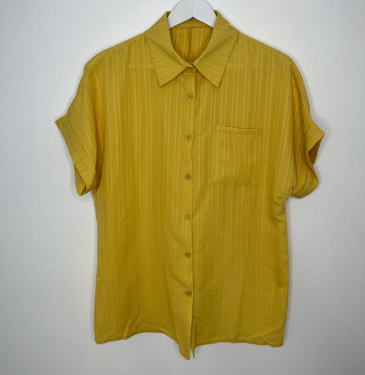 Yellow Casual Blouse