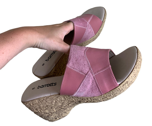 Y2k Pink Wedge Shoe