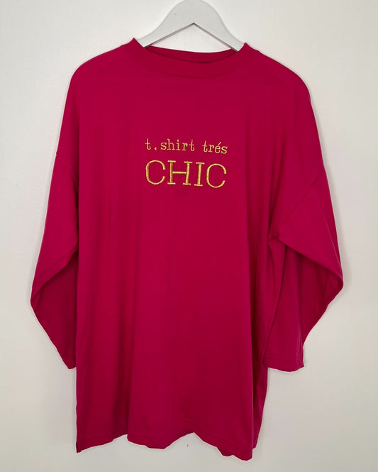 Pink “CHIC” Tee