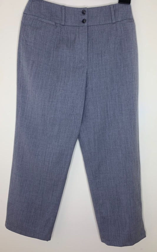 Highwaisted Grey Casual Trousers