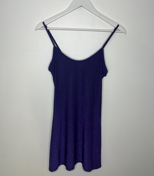 Slinky Purple Strap Dress
