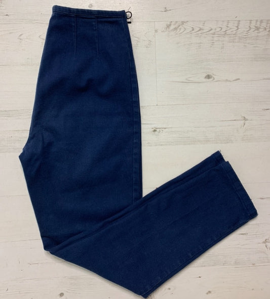 Highwaisted Dark Blue Jean Trousers