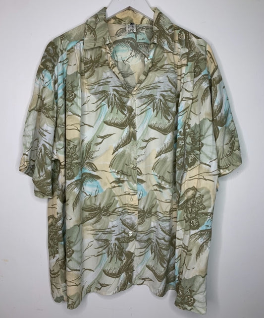 Oversized Sea Palm Tree Shirt