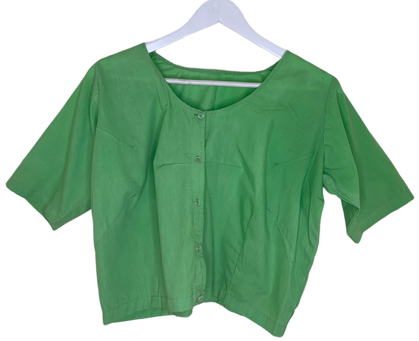 Lime Green Short Blouse
