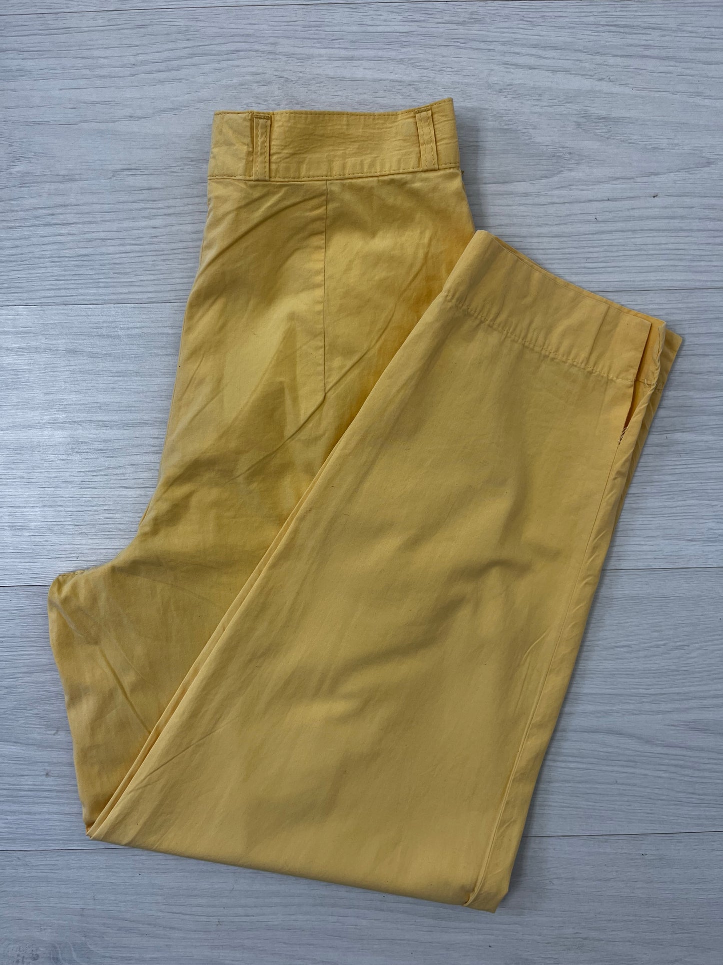Highwaisted Yellow Spring Vintage Trousers
