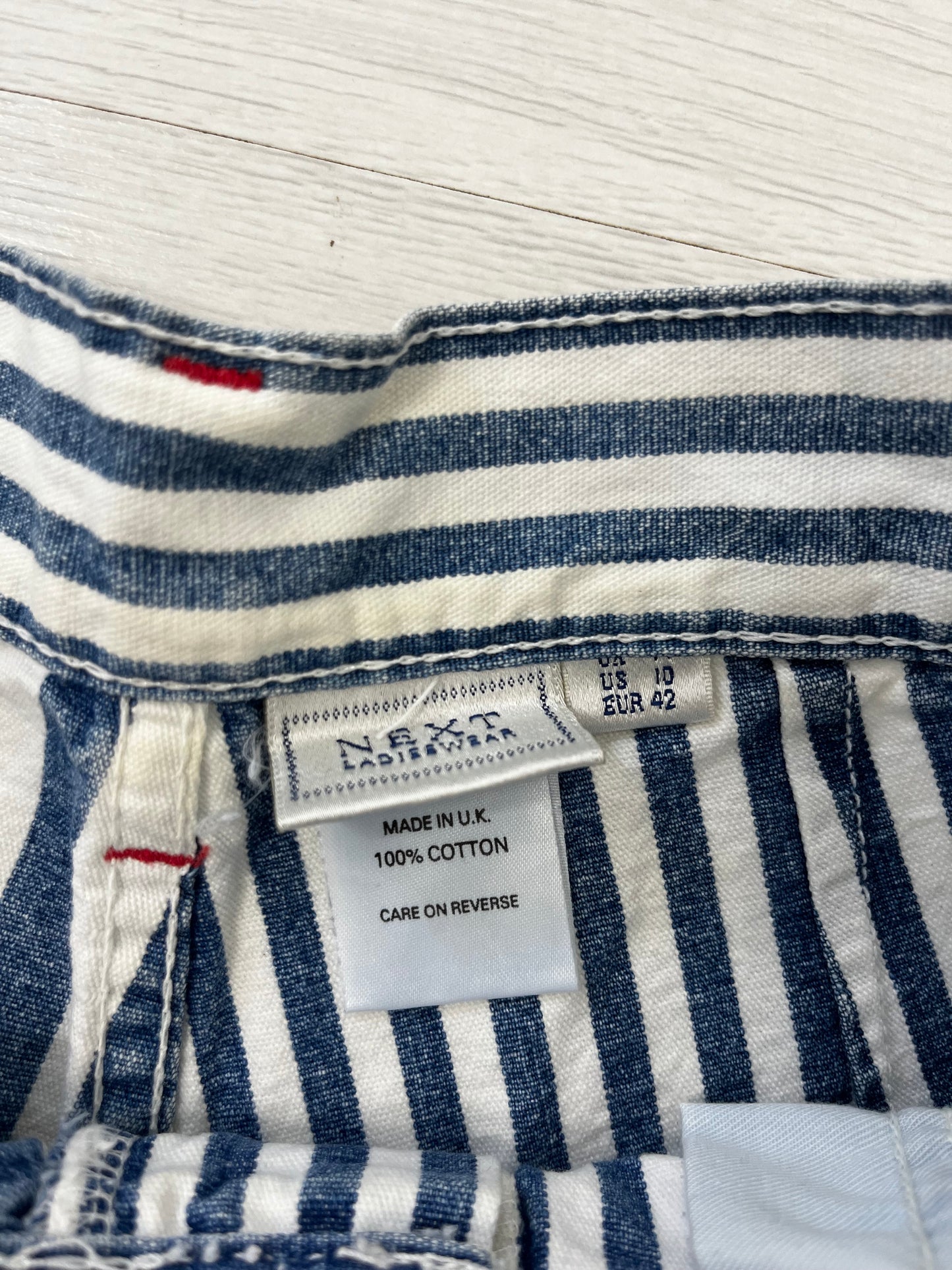 1990s Navy Stripe Highwaisted Vintage Shorts