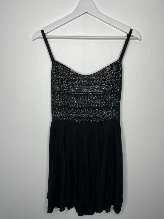 Y2k Silver Hollister Strap Floaty Top