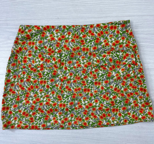 Spring Floral Mini Skirt