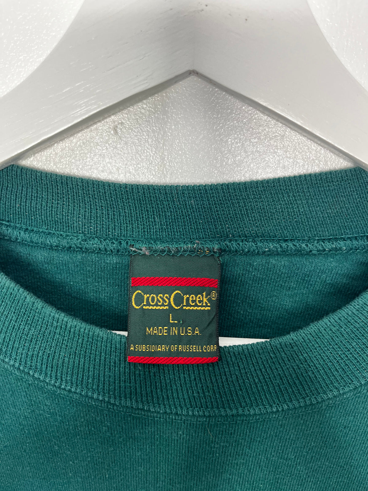 True Vintage Green Golf Print Crew Neck Jumper