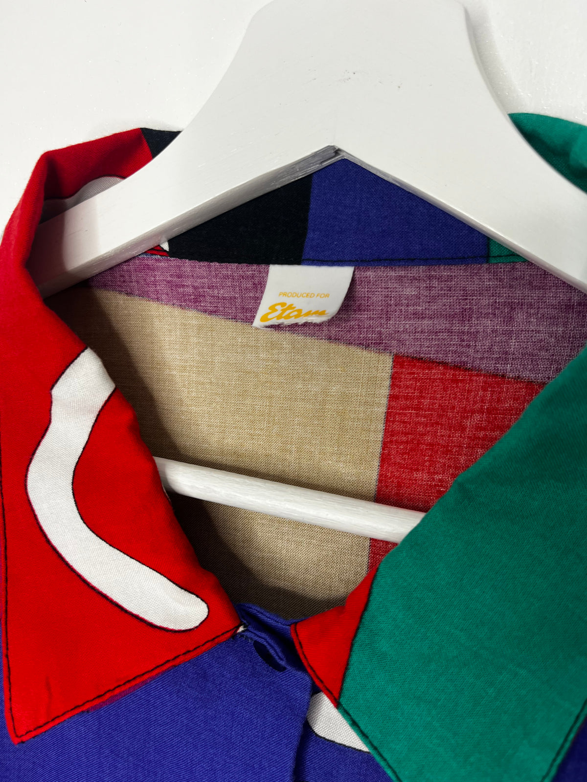 True Vintage 1990s Colourful Long Sleeve Shirt