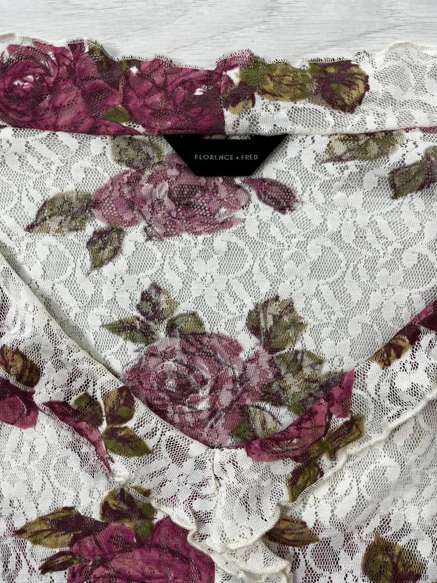 Y2k Lace Ruffle Vintage Spring Blouse Top