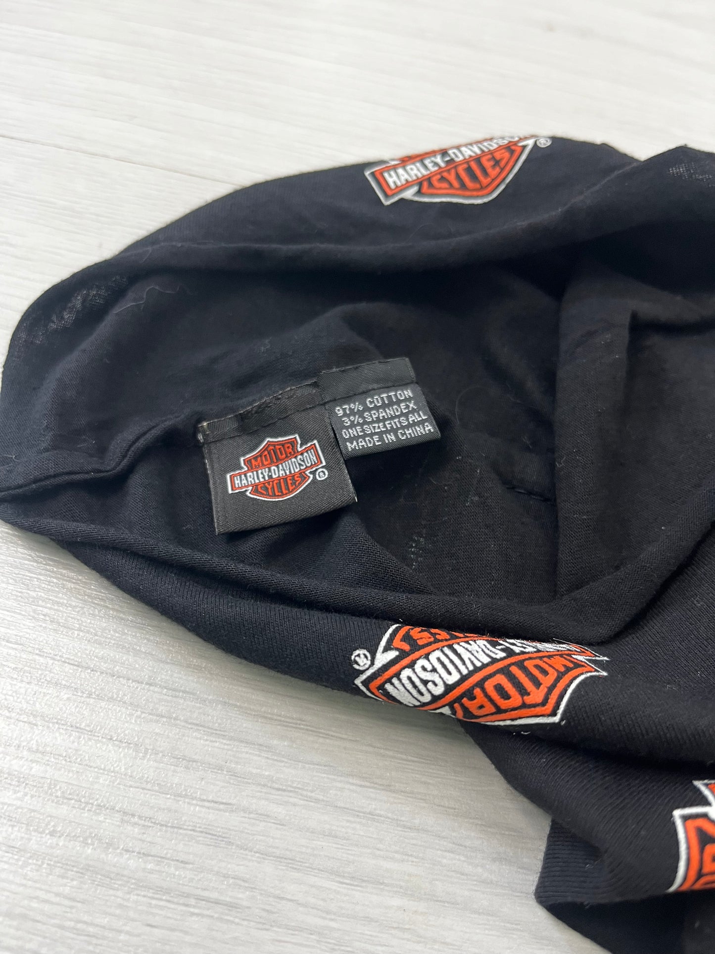 True vintage Harley Davidson snood scarf