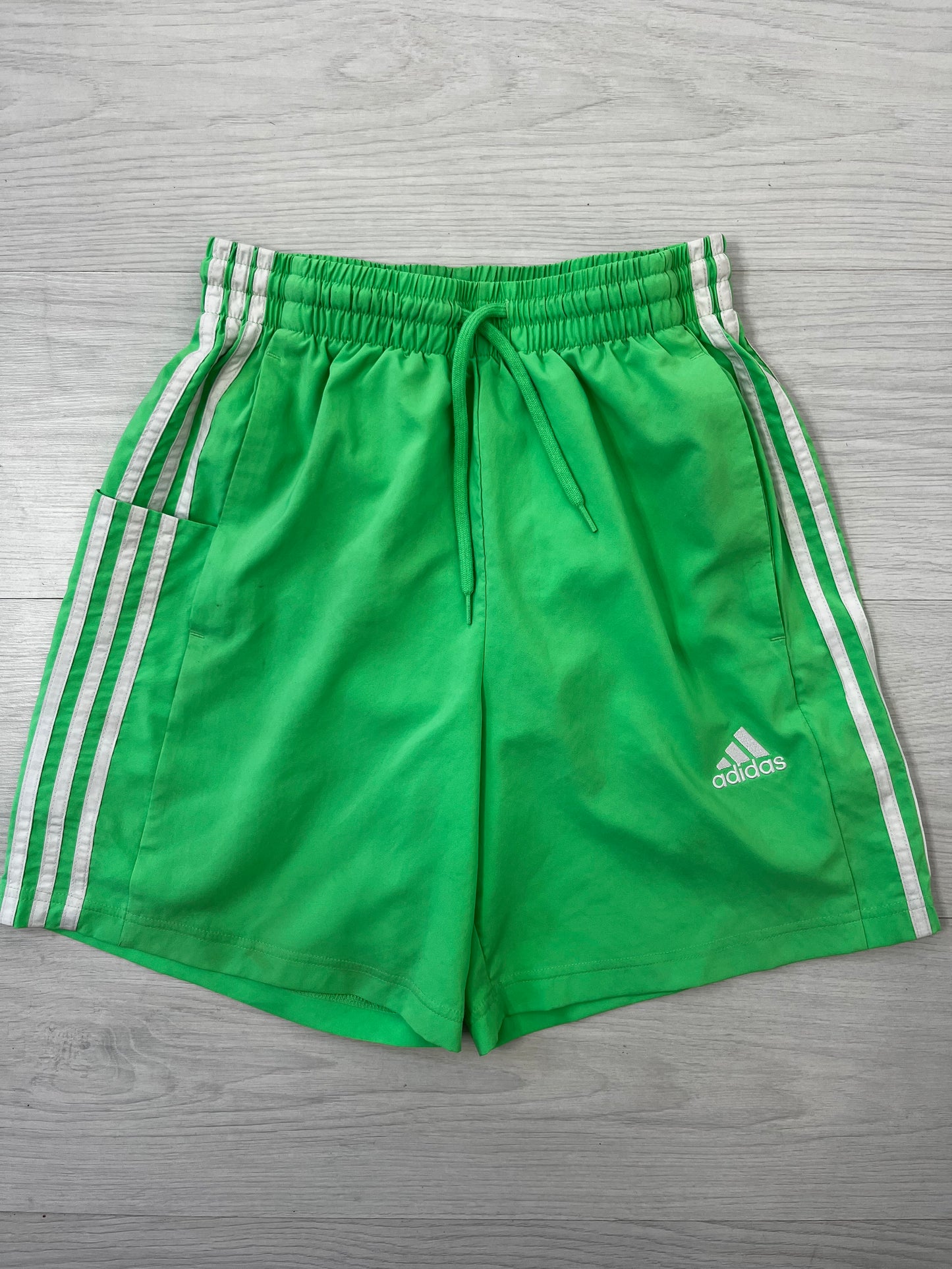 Lime Green Adidas Highwaisted Swim Shorts