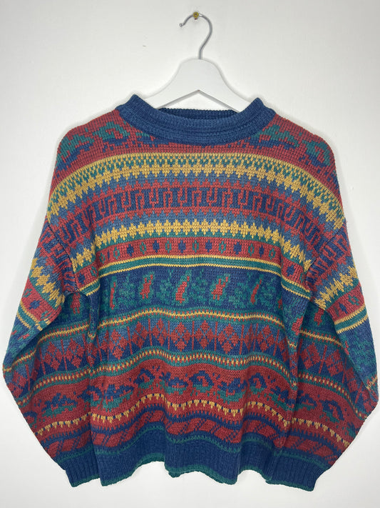 Autumnal True Vintage Patterned Sweater