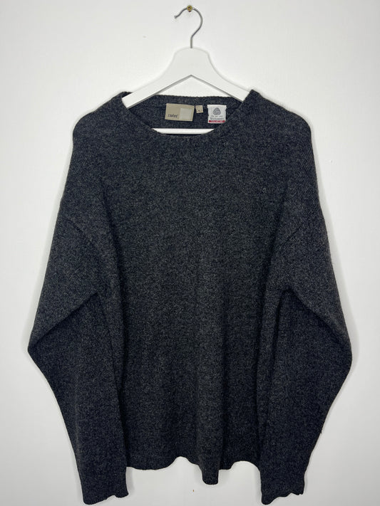 Grey Classic Wool 90s Jumper