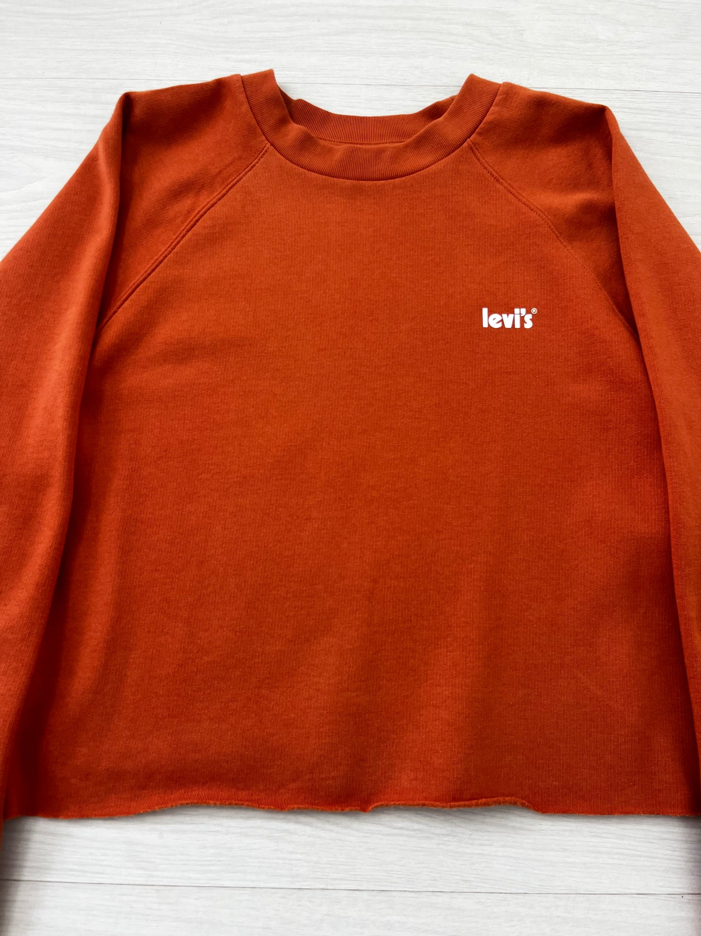 Burnt Orange Short Levi’s Jumper