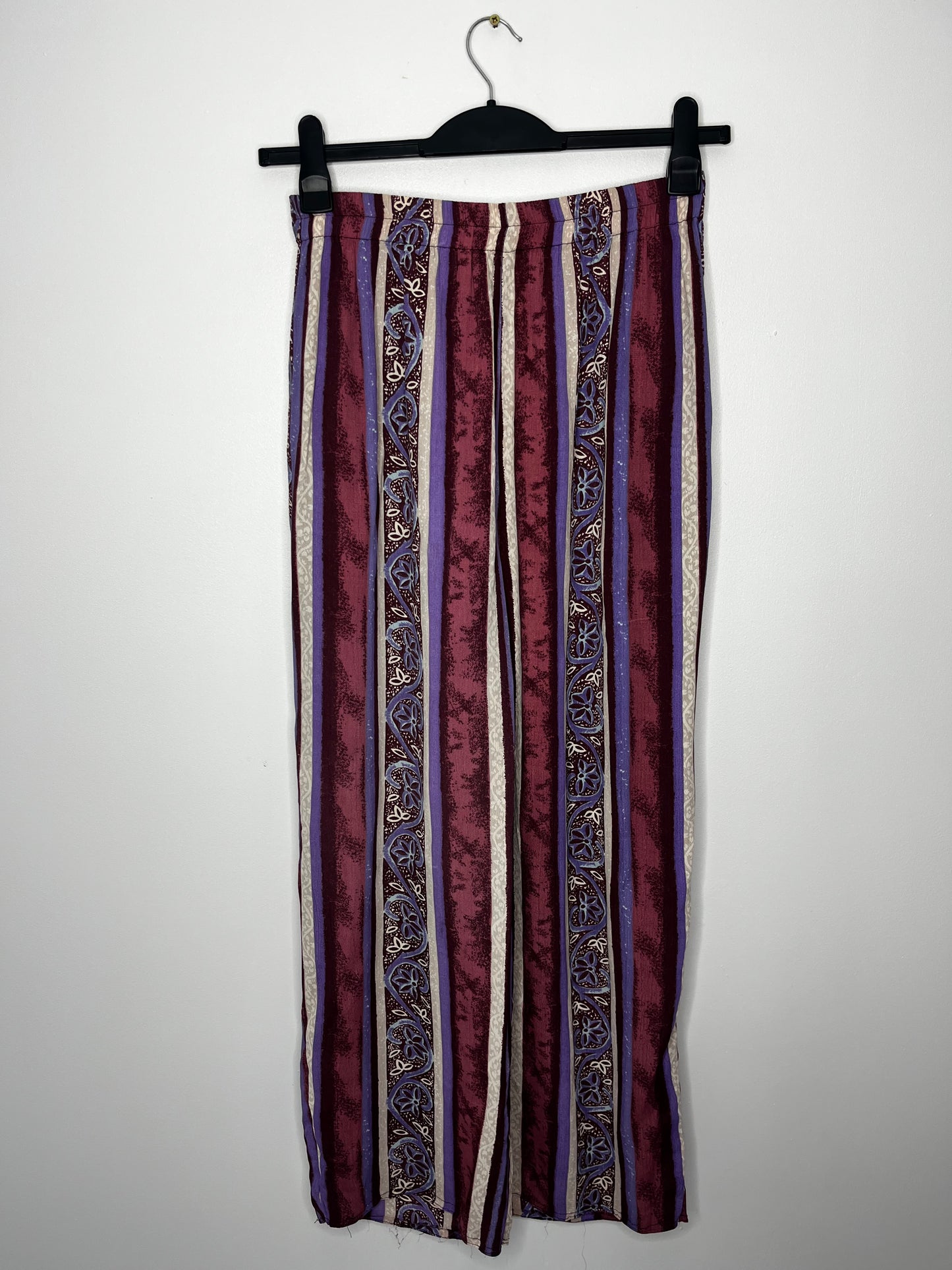 Purple Trouser & Blouse Vintage Two Piece