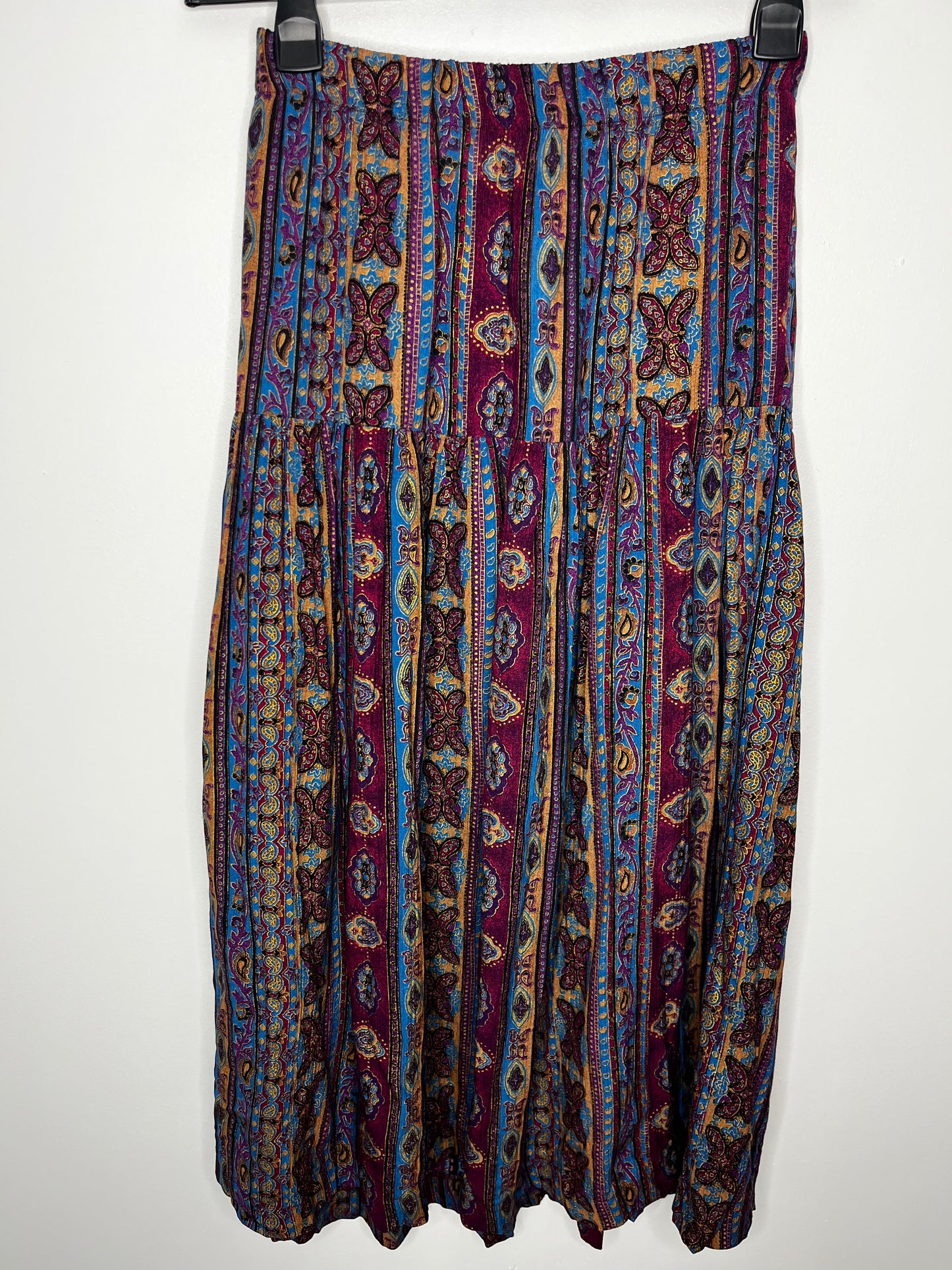True Vintage Paisley Boho Skirt