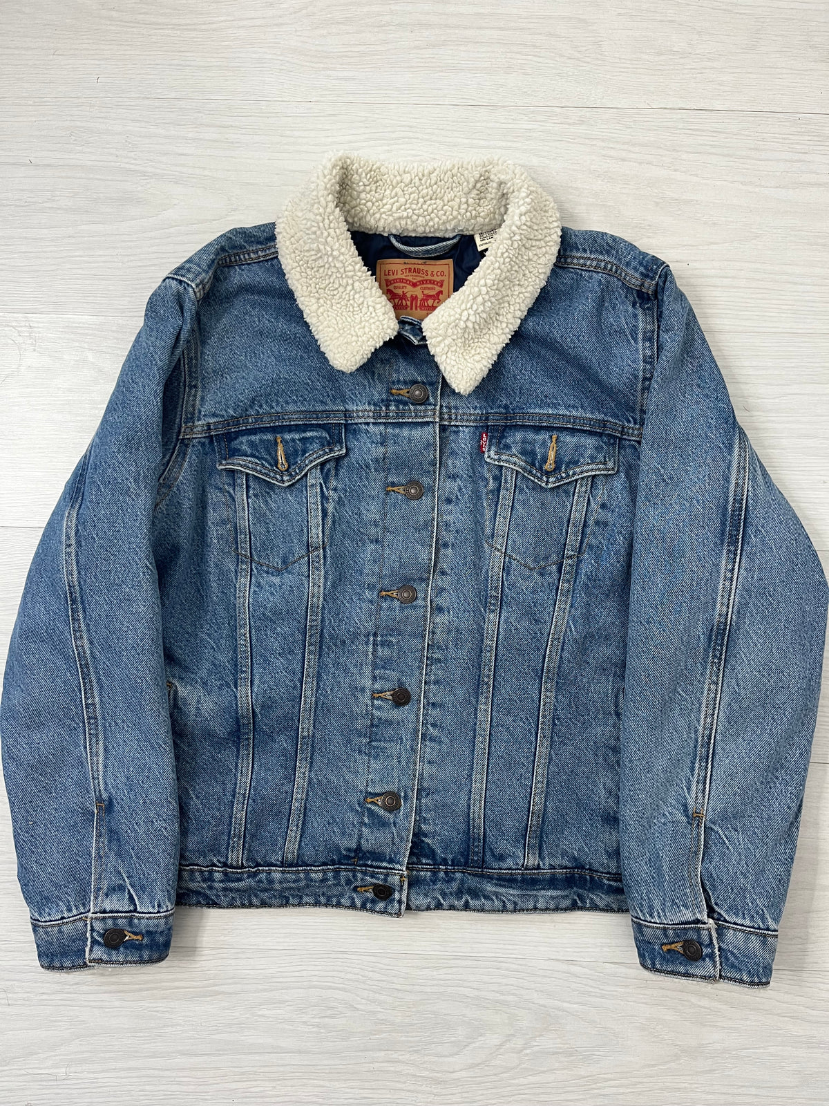 Faux Fur Collar Levi’s Denim Vintage Jacket