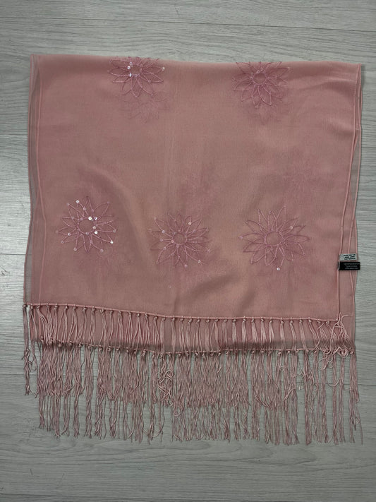 Baby Pink Vintage Tassel Sarong Cover Up