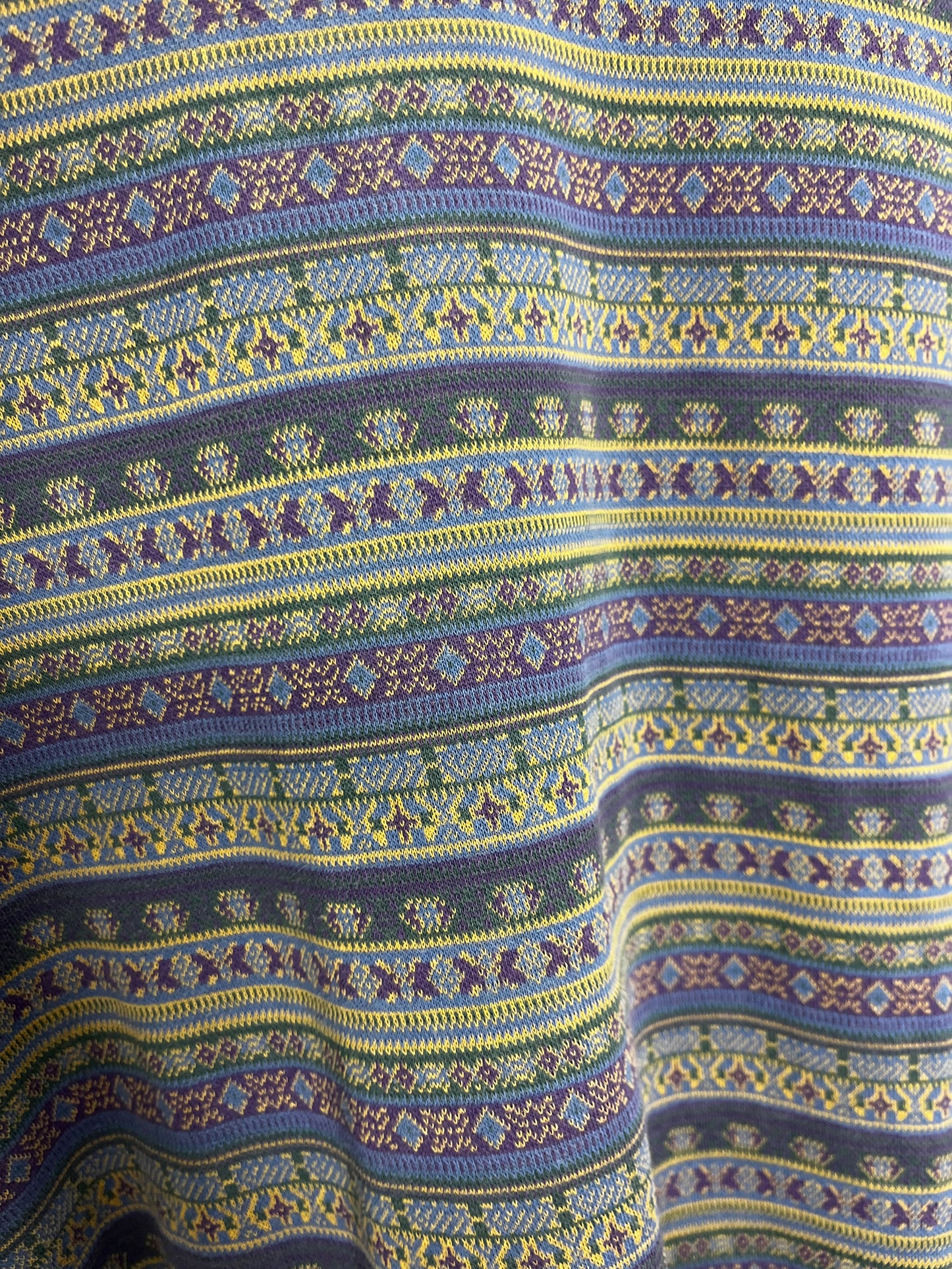 1990s Purple Patterned Orvis Top