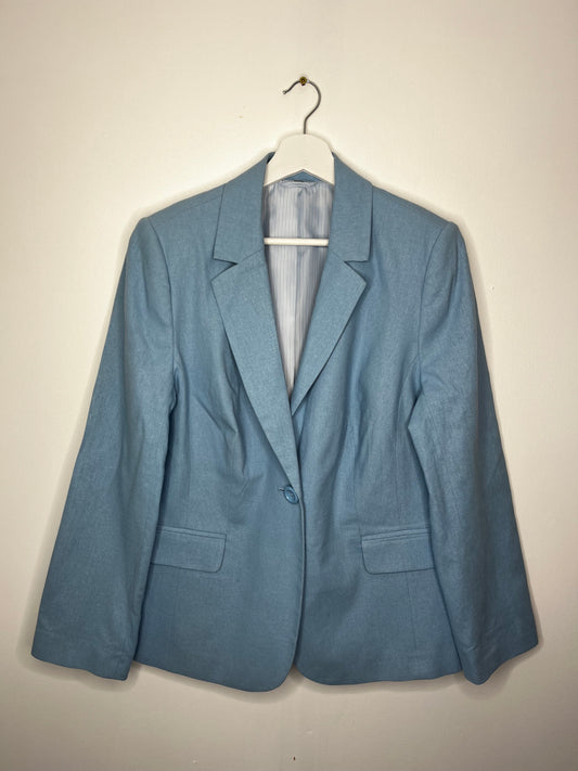 Powder Blue Vintage Blazer