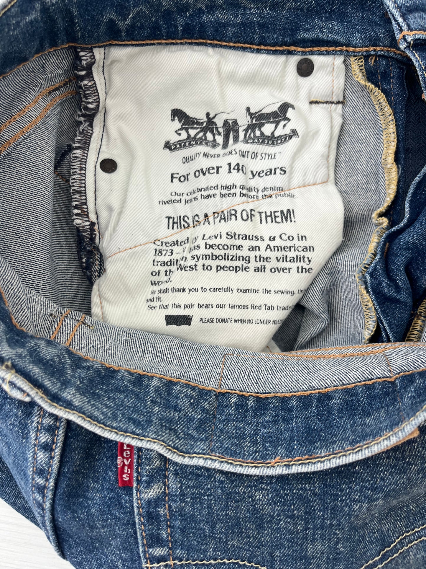 Denim Vintage Levi Slim Jeans