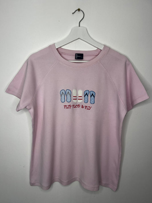 Baby Pink Y2k Flip Flop Top