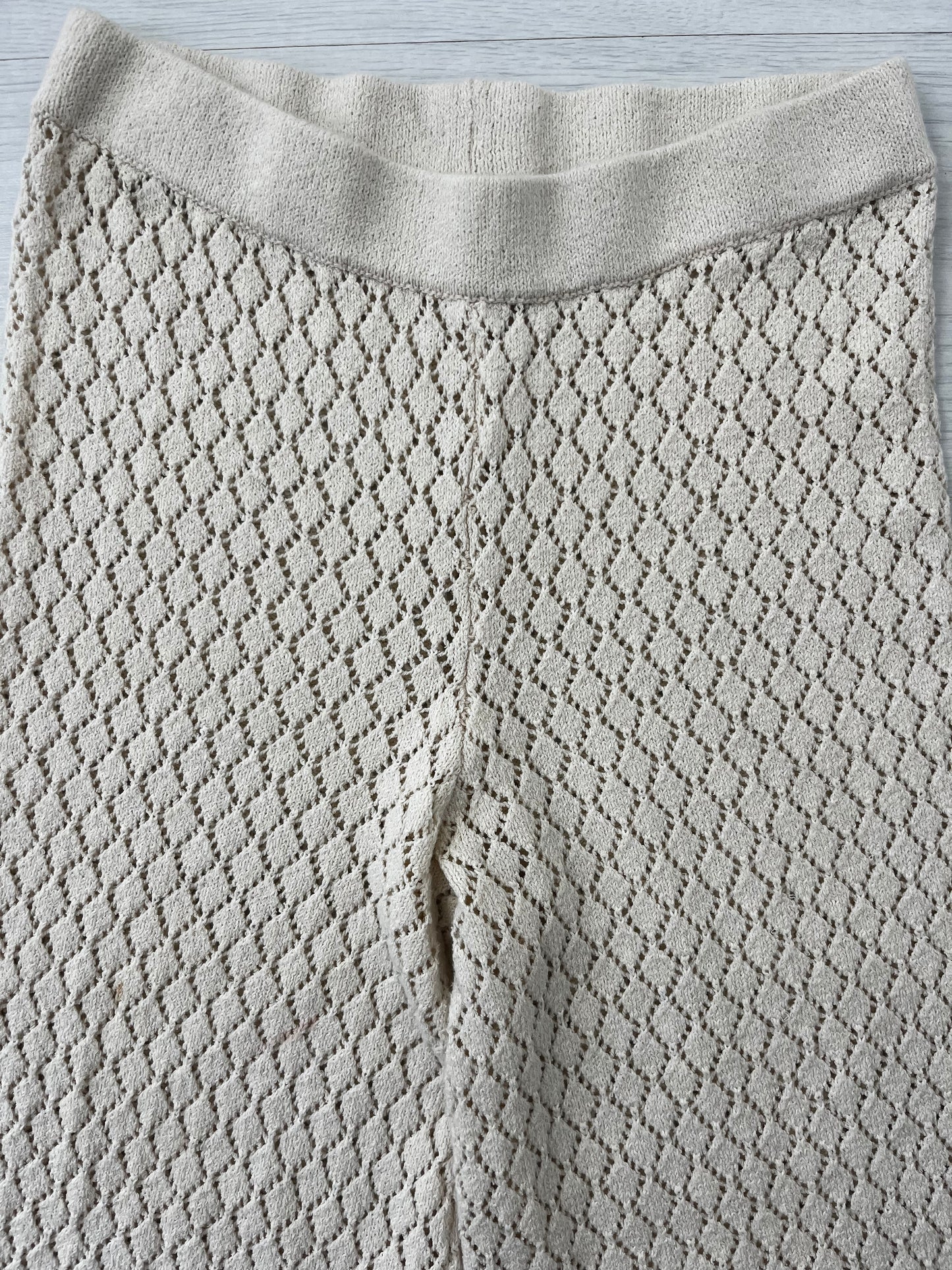 Highwaisted Crochet Spring Summer Holiday Trousers
